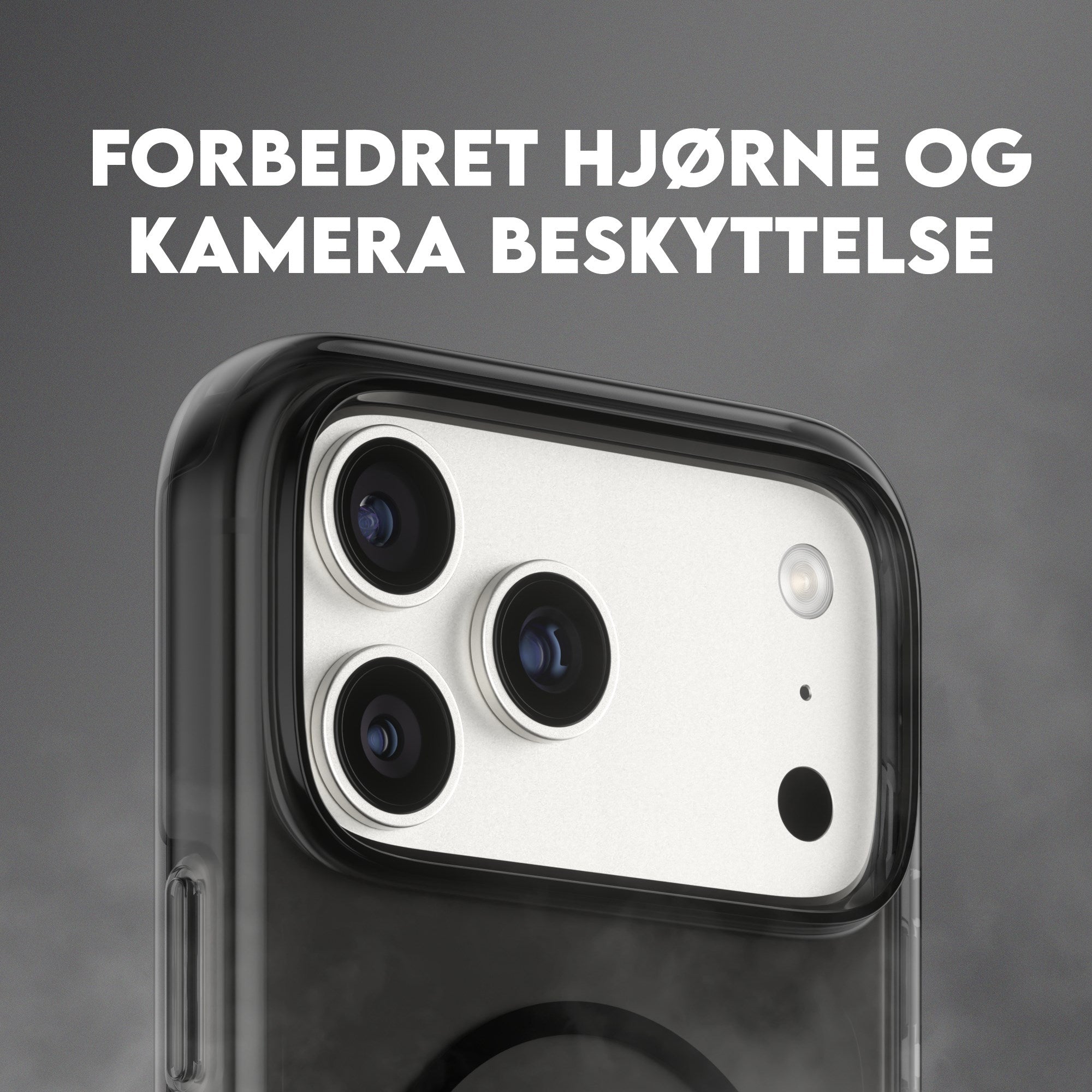 CARE™ by PanzerGlass® Smokey Case m. Sort MagSafe iPhone 17 Pro Max